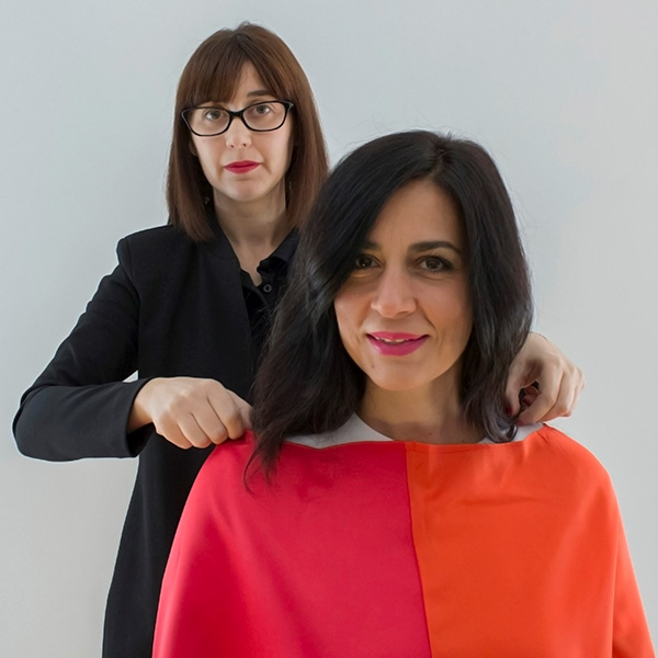 Juego de capas cromáticas para asesoría de imagen y peluquería