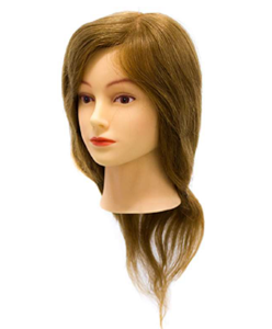 Maniqui cabello natural 45cm